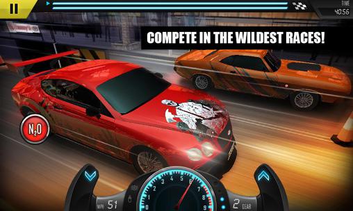 Gameplay of the Street kings: Drag racing for Android phone or tablet.