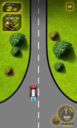 Gameplay of the Street racing for Android phone or tablet.