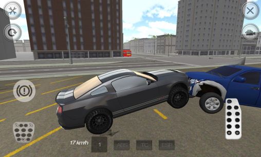 Gameplay of the Street rally for Android phone or tablet.