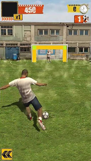 Gameplay of the Street soccer flick for Android phone or tablet.