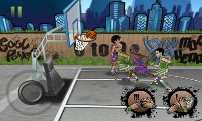 Gameplay of the Streetball for Android phone or tablet.