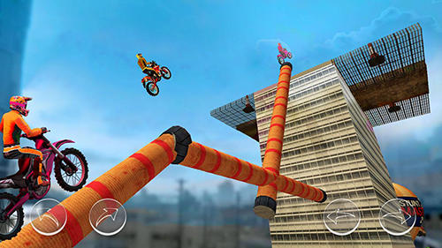 Stunt master 2018: Bike race - Android game screenshots.