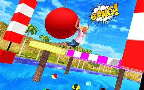 Stuntman runner water park 3D - Android game screenshots.