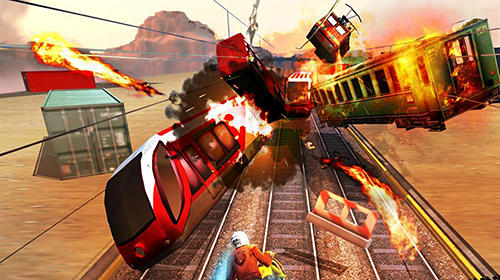 Subway rider: Train rush - Android game screenshots.