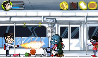Gameplay of the Subway Zombies for Android phone or tablet.