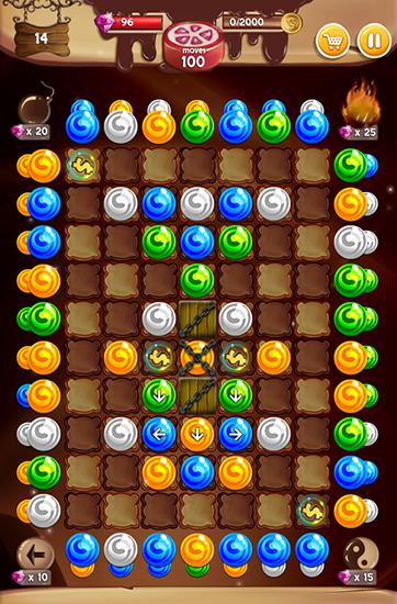 Gameplay of the Sugar kingdom for Android phone or tablet.