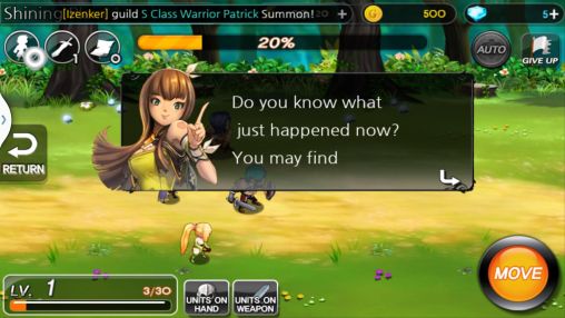 Gameplay of the Summon masters for Android phone or tablet.
