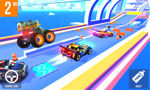 SUP multiplayer racing - Android game screenshots.