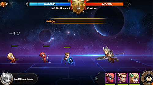 Super heroes galaxy: Olympus rising - Android game screenshots.
