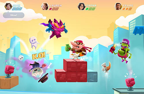Super jump league - Android game screenshots.