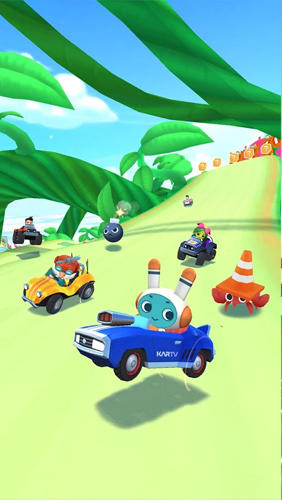 Super karts - Android game screenshots.
