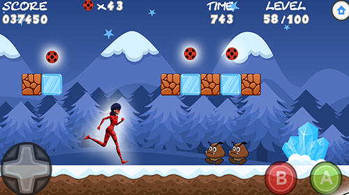 Super miraculous Ladybug girl chibi - Android game screenshots.