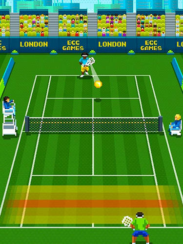 Super one tap tennis - Android game screenshots.