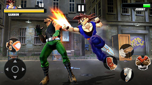 Super power warrior fighting legend revenge fight - Android game screenshots.
