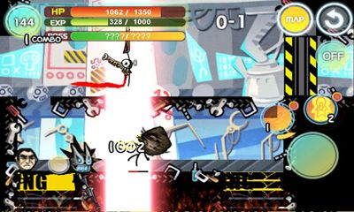 Gameplay of the Super Action Hero for Android phone or tablet.