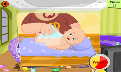 Gameplay of the Super Dad for Android phone or tablet.