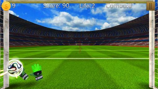 Gameplay of the Super goalkeeper: World cup for Android phone or tablet.