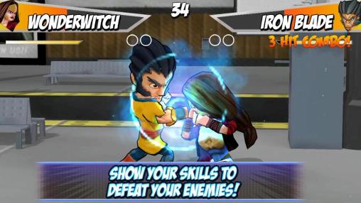 Gameplay of the Super hero fighters 2 for Android phone or tablet.