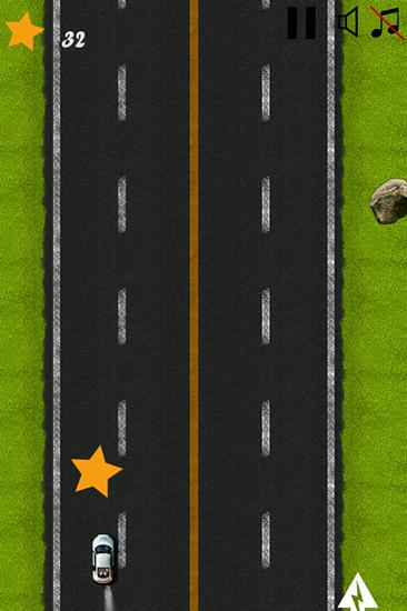 Gameplay of the Super highway speed: Car racing for Android phone or tablet.