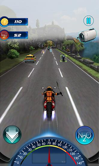 Gameplay of the Super moto GP rush for Android phone or tablet.