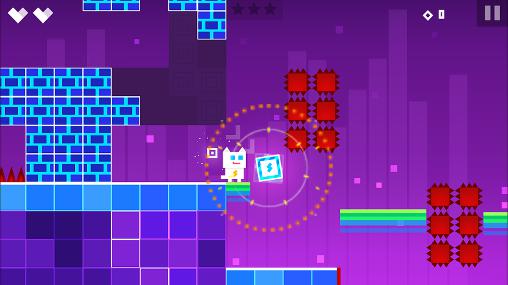 Gameplay of the Super phantom cat for Android phone or tablet.