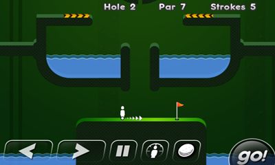 Gameplay of the Super Stickman Golf for Android phone or tablet.
