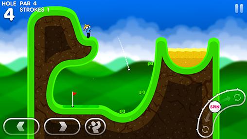 Gameplay of the Super stickman golf 3 for Android phone or tablet.