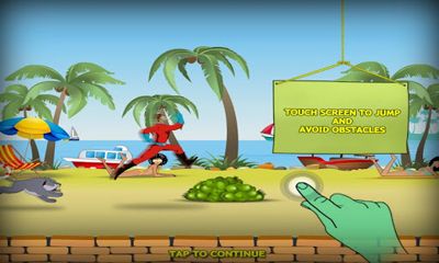 Gameplay of the Super zHero for Android phone or tablet.