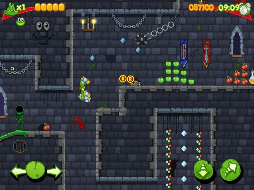 Gameplay of the Superfrog HD for Android phone or tablet.