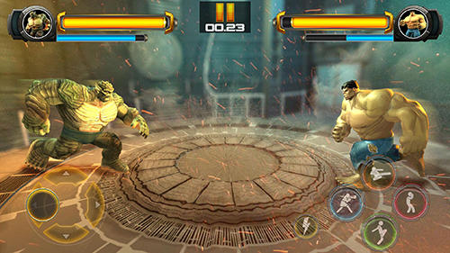 Superhero fighting games 3D: War of infinity gods - Android game screenshots.