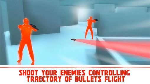Gameplay of the Superhot shooter 3D for Android phone or tablet.