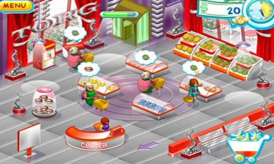 Gameplay of the Supermarket Mania 2 for Android phone or tablet.