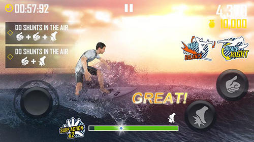Surfing master - Android game screenshots.