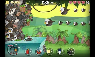 Gameplay of the Surfing Beaver for Android phone or tablet.