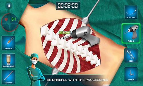 Surgeon doctor 2018: Virtual job sim - Android game screenshots.