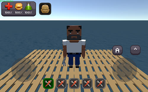 Survive on raft - Android game screenshots.