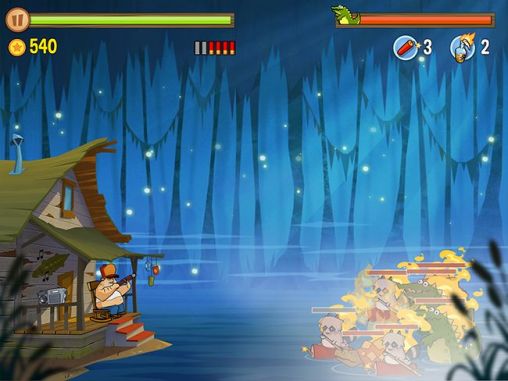 Gameplay of the Swamp attack for Android phone or tablet.