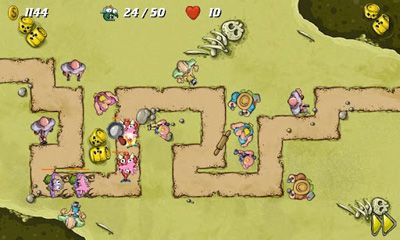 Gameplay of the Swamp Defense for Android phone or tablet.