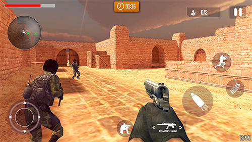 SWAT shooter - Android game screenshots.