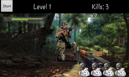 Gameplay of the SWAT sniper 3d: Shooter target for Android phone or tablet.