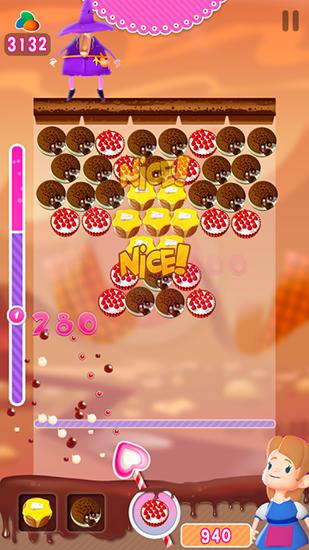 Gameplay of the Sweet and bubble for Android phone or tablet.