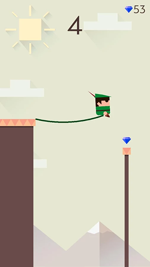 Gameplay of the Swing for Android phone or tablet.
