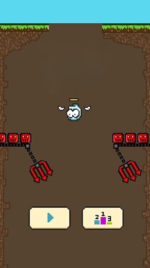 Gameplay of the Swing hell: Angel for Android phone or tablet.