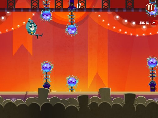 Gameplay of the Swinging Stupendo! for Android phone or tablet.