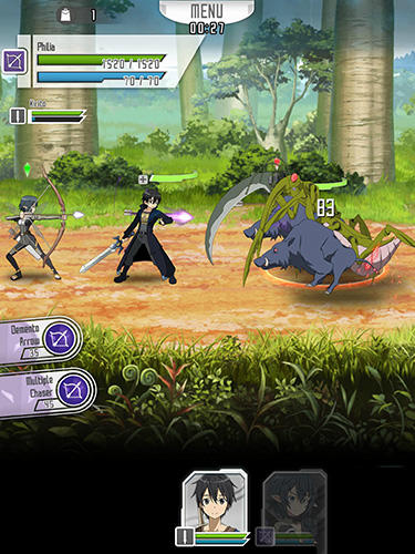 Sword art online: Memory defrag - Android game screenshots.