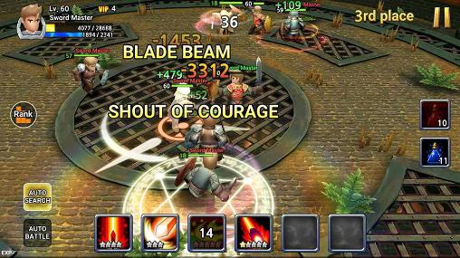 Gameplay of the Sword storm for Android phone or tablet.