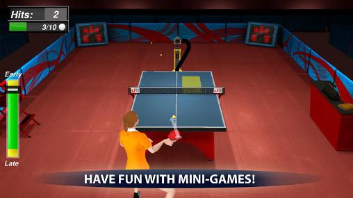 Gameplay of the Table tennis champion for Android phone or tablet.