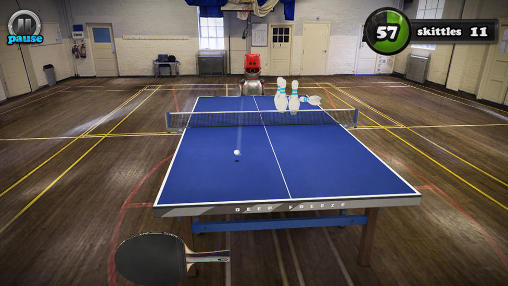 Gameplay of the Table tennis touch for Android phone or tablet.
