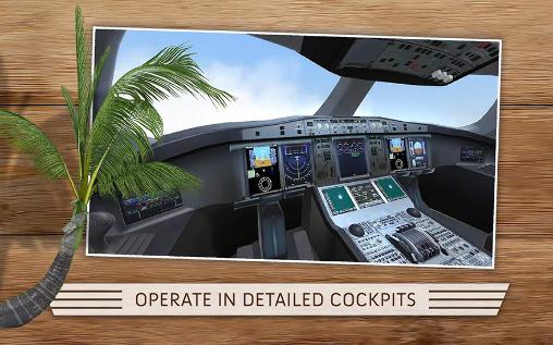 Gameplay of the Take off: The flight simulator for Android phone or tablet.