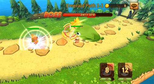 Gameplay of the Tales of brave for Android phone or tablet.